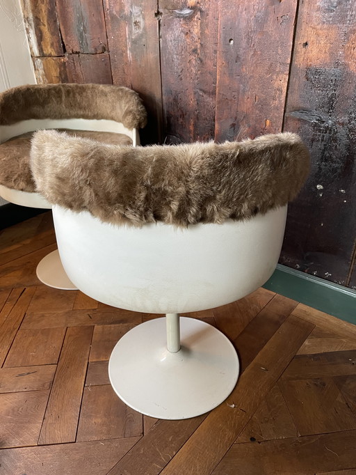 2 Futura fauteuiltjes dell'era spaziale 