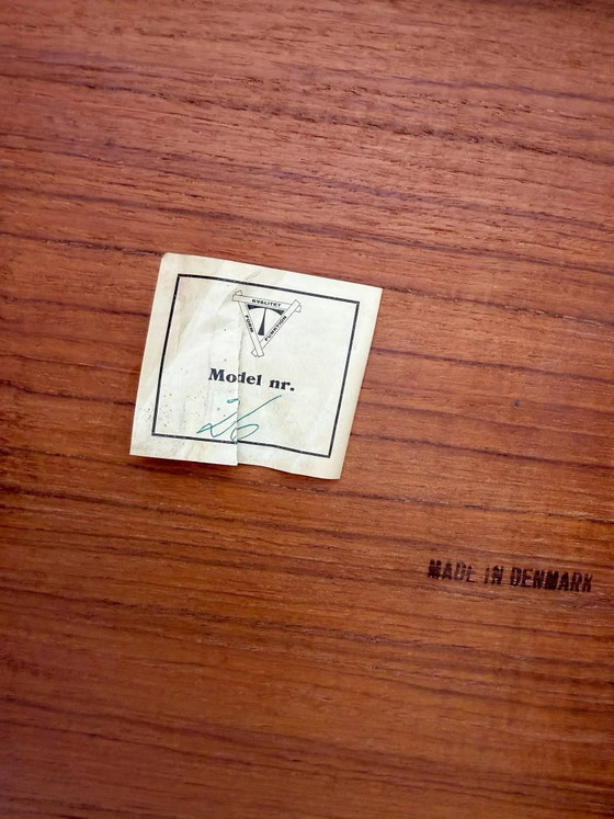Image 1 of Vintage Danish Teak Writing Desk, Mid-Century Modern Scandinavian Desk, 1960s