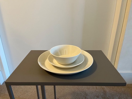 Image 1 of Arabia Paratiisi floral tableware and Arabia Teema ecru tableware