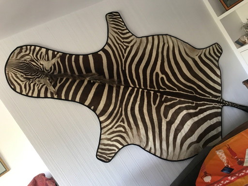 Tapiz de pared con piel de cebra