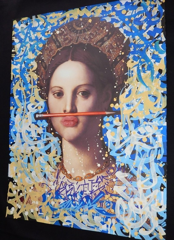 Image 1 of ENIGMA09 - No pen no gain - Artist's canvas