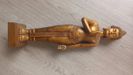 Statue de Bouddha en bois