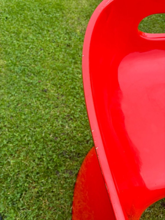 Sedia di design Winfried Staeb Form+Life collections, Sedie da camera, Plastica, Rosso (foto 9 di 14)