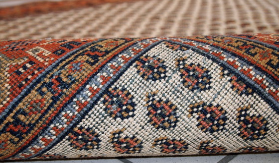 Image 1 of Tappeto indiano vintage fatto a mano in stile Seraband, 122 cm x 175 cm, anni '80 - 1C519