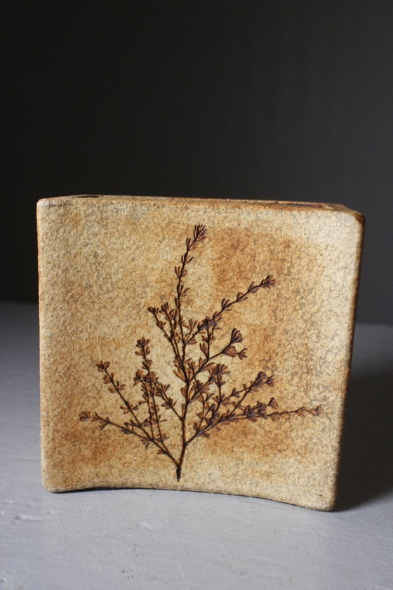 Raymonde Leduc à Vallauris - Stoneware Herbarium Vase 1970s – Ceramic (photo 6 of 9)