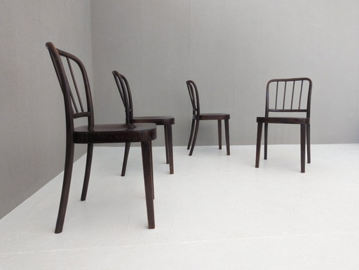 Thonet A 811/4 eetkamerstoelen van Josef Hoffmann voor Thonet, jaren 1930