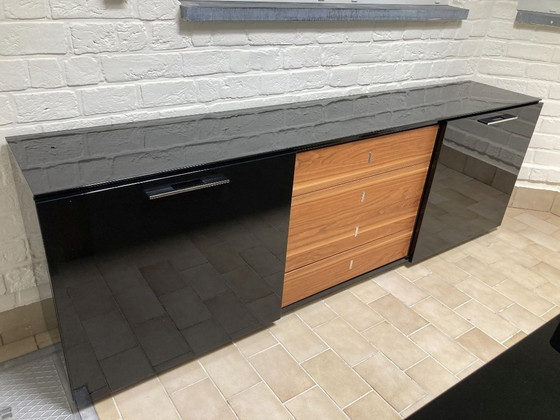 Image 1 of Hochwertiger Design-Schreibtisch, Hülsta-Aktenschränke in gutem Zustand