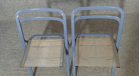 Image 1 of 2× SEDIA A GOCCIA ITALIA SEDIA A GOCCIA MEDIOEVO DESIGN DANESE ANNI '60 VINTAGE RETRO