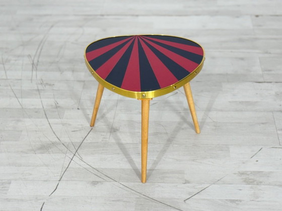 Image 1 of Tavolo vintage a forma di rene, portavasi, tavolino laterale, contenitore, Mid Century Modern