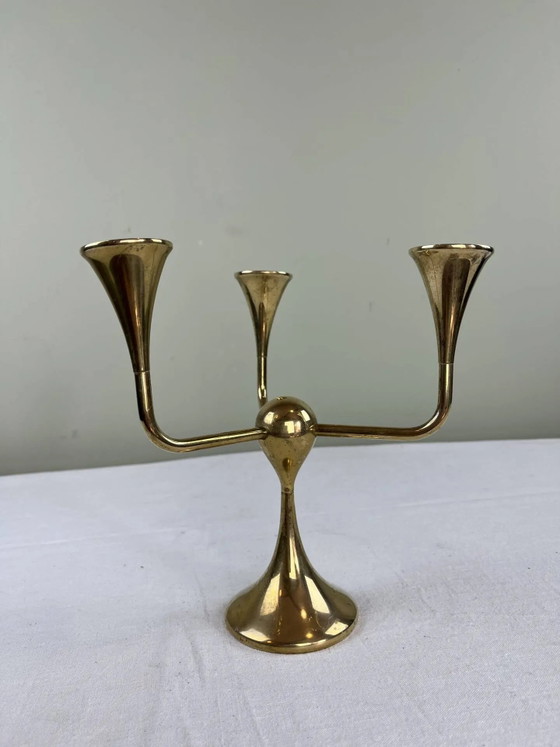 Chandelier Freddie Andersen Design – Candle holders, Brass, Bauhaus (photo 2 of 16)