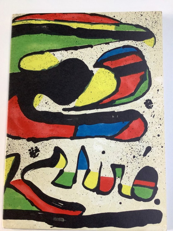 Joan Miro Homenatge a Gaudí catalogo della mostra, Litografie e stampe, Carta, Rosso, Modern (foto 3 di 5)