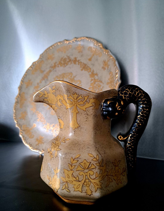 Image 1 of Set schaal en kruik made in China 