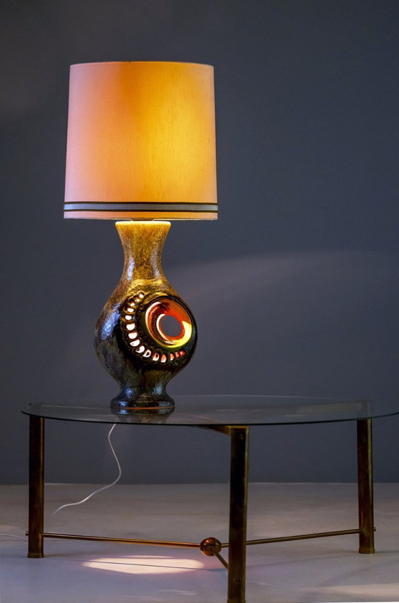 Image 1 of Huge Vintage Ceramic Lamp, Walter Gerhards, 1970s, Germany