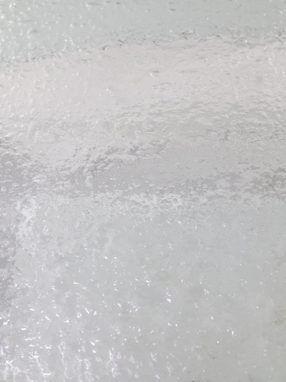 Image 1 of Glass handkerchief coffee table Italian 1980s