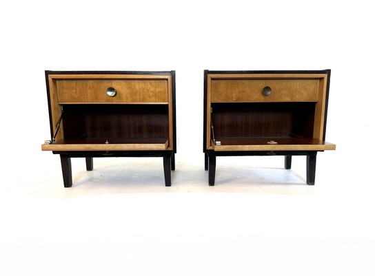 Image 1 of Ensemble de 2 tables de nuit vintage '60