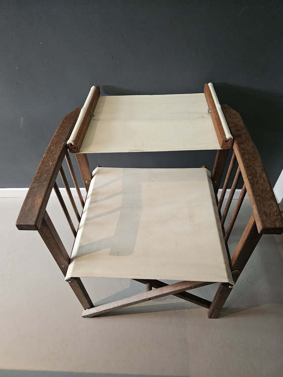 Image 1 of Vintage Danish director's chair, Hyllinge Møbler, 1970s