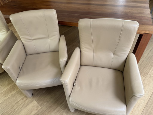 Chaises de salle à manger en cuir