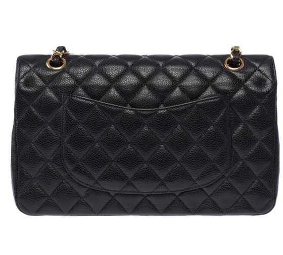 Image 1 of Sac CHANEL Timeless/Classique en Cuir Noir - 103437
