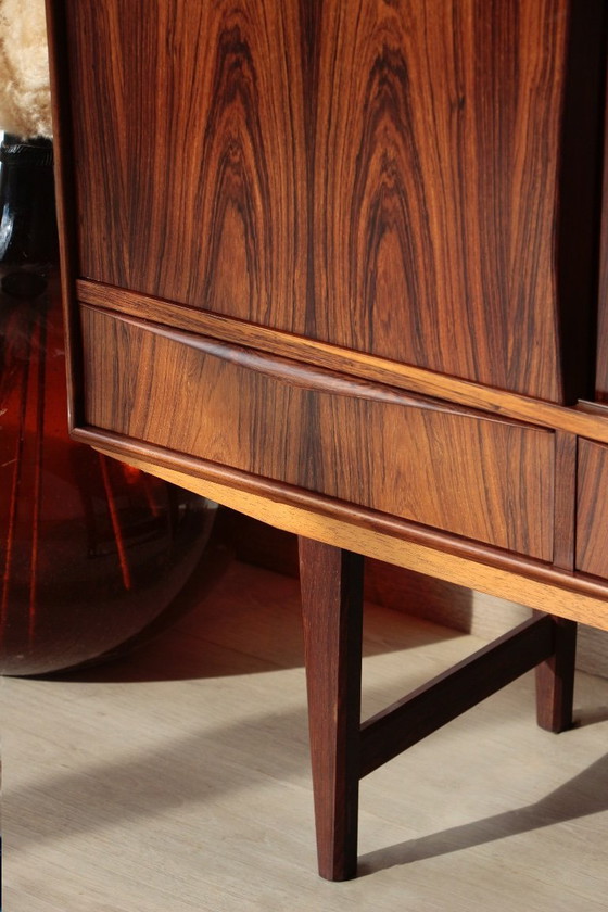 Image 1 of Skandinavisches Highboard aus Palisanderholz – Entwurf von E.W. Bach (1960er Jahre)