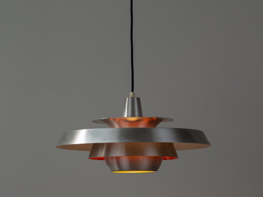 Deense vintage hanglamp Superlight van David Mogensen, jaren 80