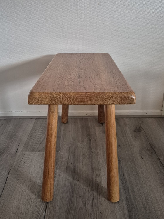 Image 1 of Tavolino laterale con sgabello brutalista