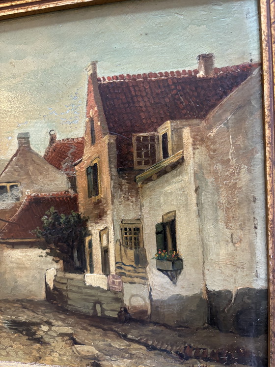 Image 1 of Dipinto del villaggio