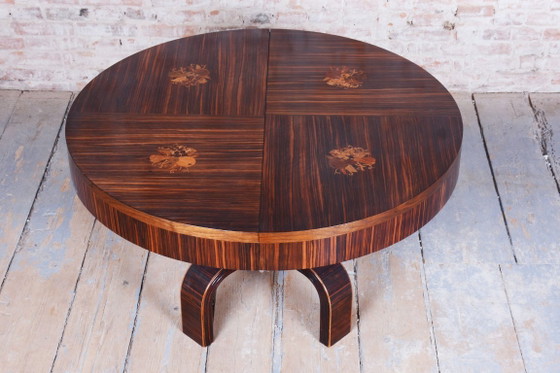 Restored Art Deco Extendable Table, by P. Follot, Ecole Boulle, France, 1920s – Paul Follot, Dining tables (photo 17 of 24)
