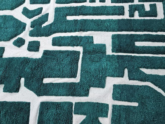 Tappeto berbero verde fatto a mano – Autentico tappeto marocchino in lana 200/300 – Tappeti, Wool (photo 5 of 7)
