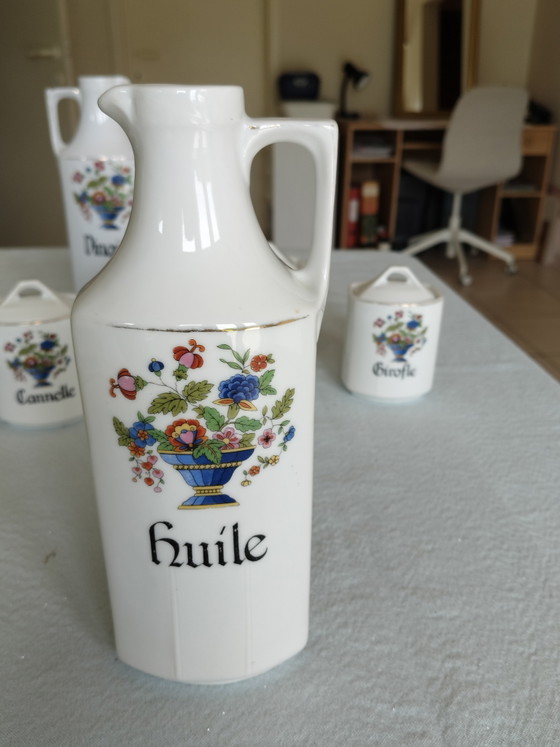 Image 1 of Set of spice jars/bottles 'Baudour'