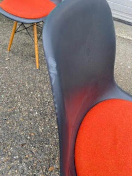 Image 1 of 4x Vitra Eames DSW avec siège rembourré