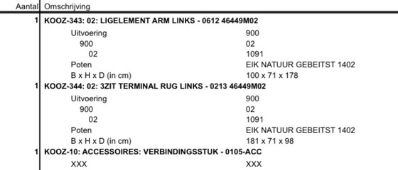 Image 1 of Koozo Dennis 3-seater