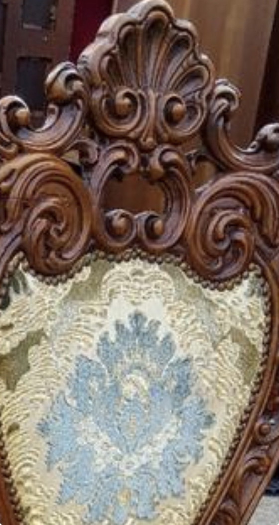 Image 1 of 6 estoelen barok eetkamer italiano 