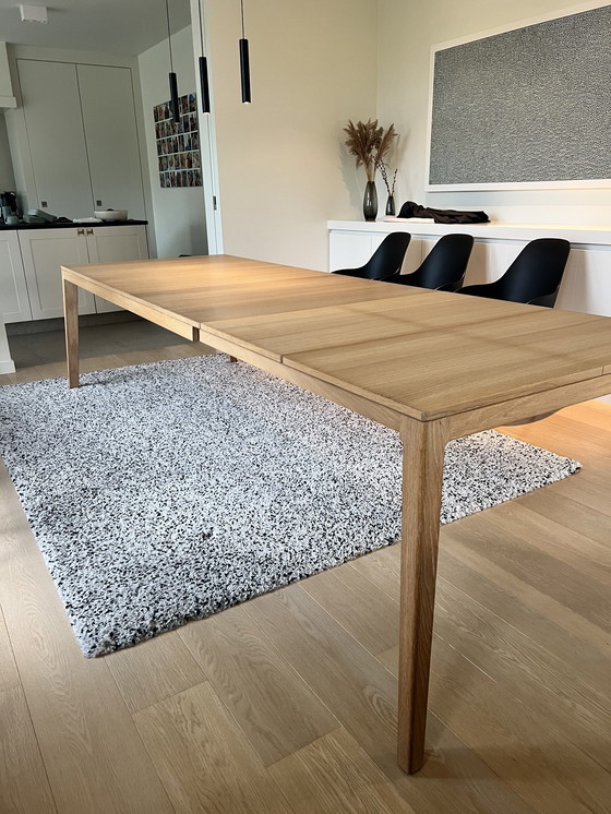 Image 1 of Team7 - Verlengbare Eikenhouten eettafel