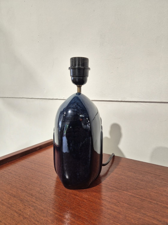 Image 1 of Vintage Art Deco revival ceramic table lamp French