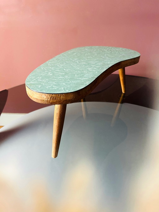 Kleiner Vintage-Nierentisch aus Formica