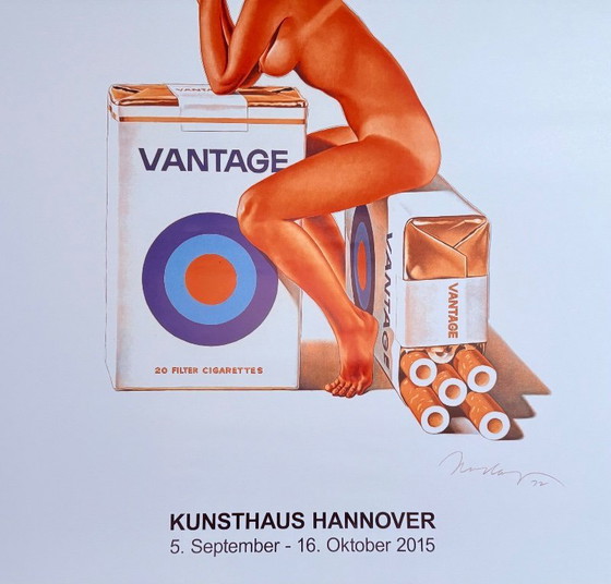 Image 1 of Mel Ramos: "Vantage". Originele Tentoonstellingsmuseumposter 2015, In Uitstekende Staat