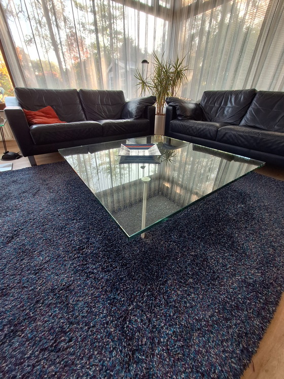 Image 1 of Glass Coffee Table Henk Vos, Model Maupertuus