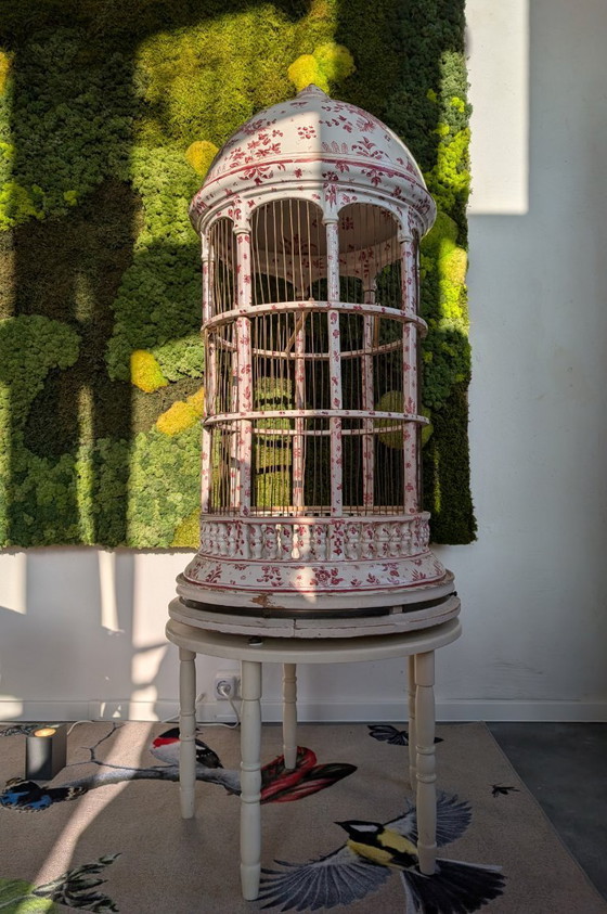 Image 1 of Spaanse porseleinen vogelkooi 