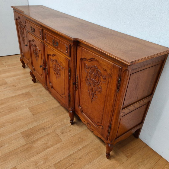 Image 1 of Buffet, armoire murale, meuble de rangement, commode de style Louis XV