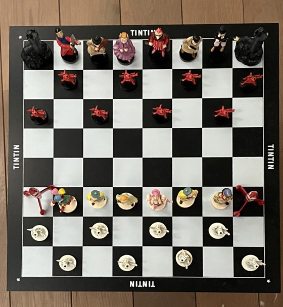 Image 1 of Rare Jeu d’échecs Tintin Pixi – N°20 / 1000 – Pièce de Tête