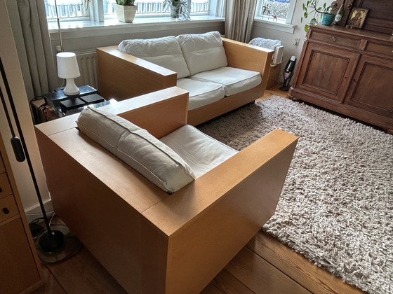 Image 1 of Kubusbank-Stil: Ralph Lauren und Jan des Bouvrie-Stil