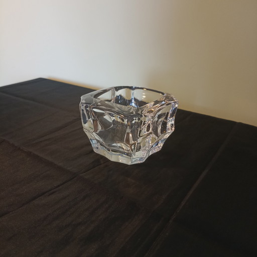 Seltenes Designobjekt/Skulptur aus massivem Sèvres-Kristall