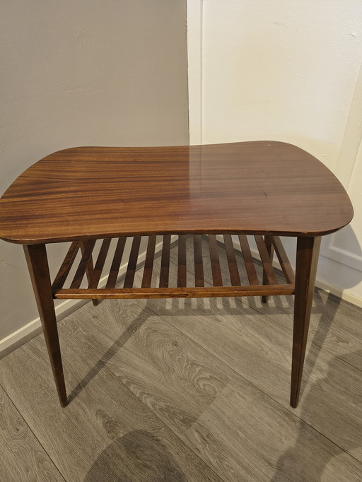 Mesa de centro vintage escandinava, hermoso diseño, elegante