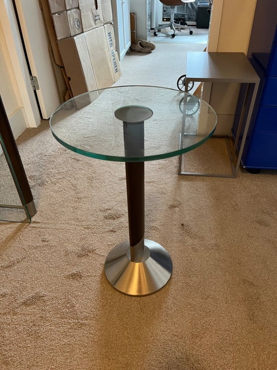 Image 1 of 1991 Fontana Arte , Design Daniella Puppa, set van 3 glazen tafels