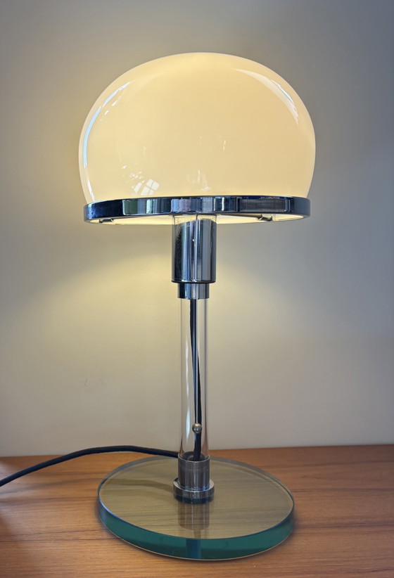 Image 1 of Wagenfeld Bauhaus WG 24 table lamp Tecnolumen