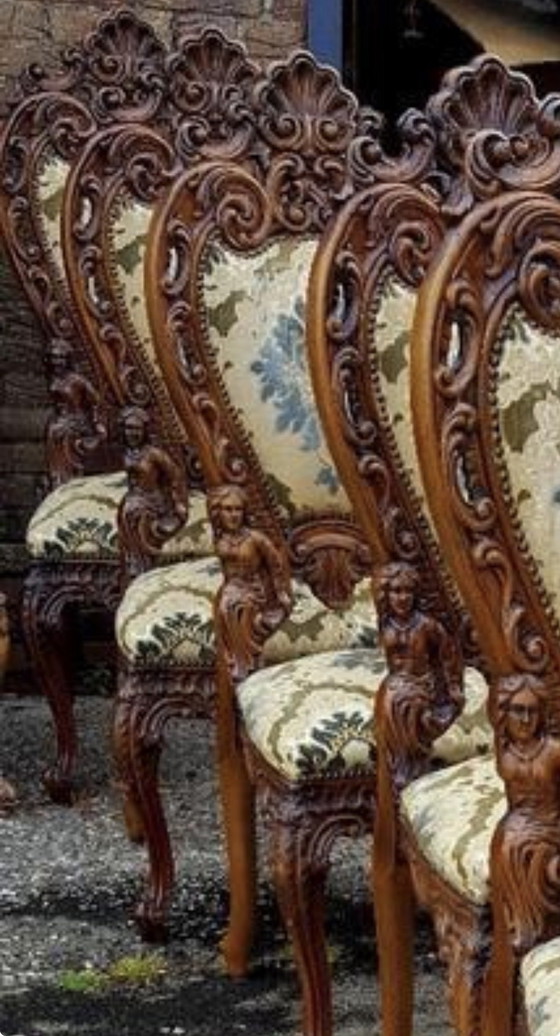 Image 1 of 6 estoelen barok eetkamer italiano 