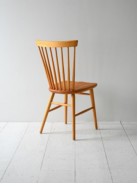 Image 1 of 1950s/60s Vintage Scandinavian Pinstolar Chair