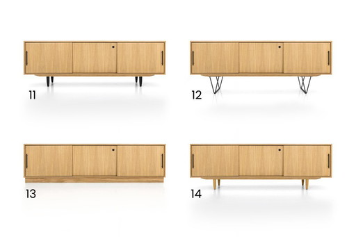 Buffet en chêne trois tiroirs D-S04