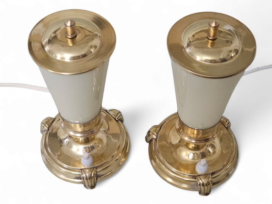Image 1 of Pair of Art Deco table lamps / bedside lamps, 1930s