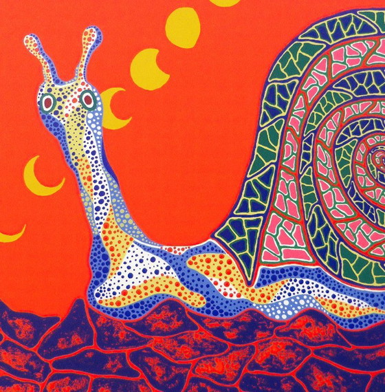 Snail - Yayoi Kusama - 1989 Poster 100 X 70 Cm Fine Art – Affiches, Paper (photo 3 of 6)